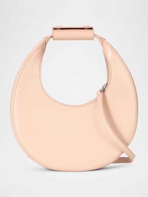 STAUD Moon Mini Smooth Leather Crossbody Bag