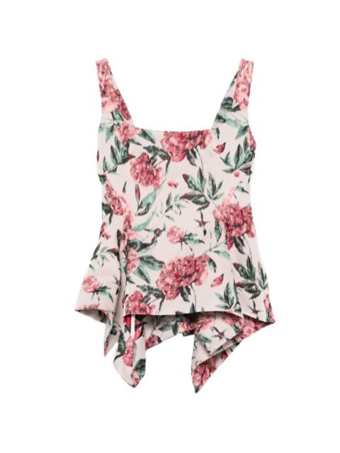 MARQUES’ALMEIDA peplum brocade corset top