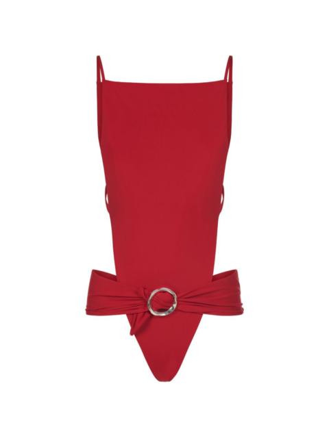 Taller Marmo Scirocco buckled swimsuit