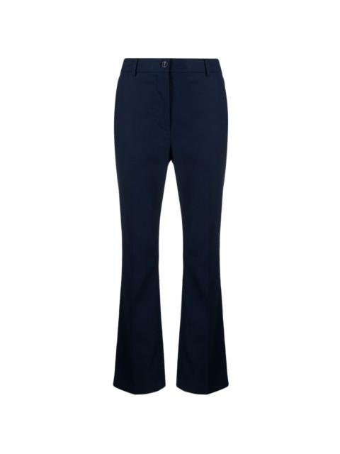 Moschino high-rise flared trousers