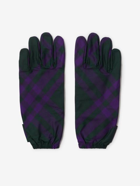 Burberry Check Nylon Gloves