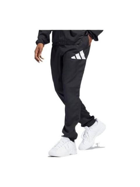 Men's adidas originals Solid Color Minimalistic Casual Basketball Sports Pants/Trousers/Joggers Blac