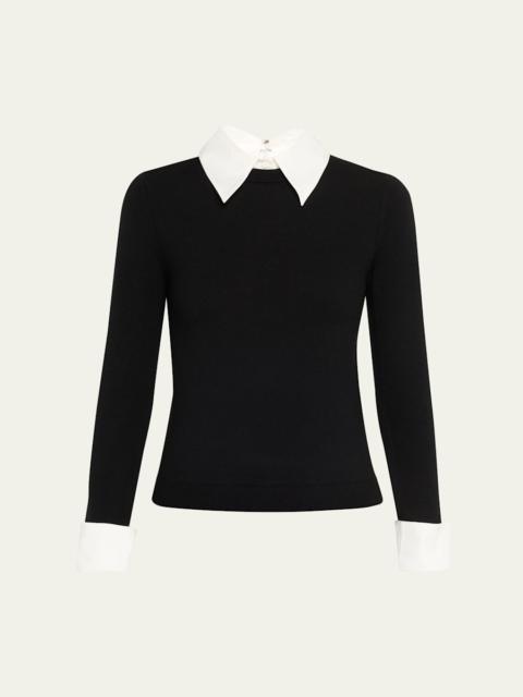 Alice + Olivia Porla Collared Sweater
