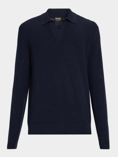 ZEGNA Men's Cashco Button-Down Shirt