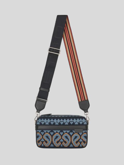 SMALL CROSSBODY BAG WITH EMBROIDERY