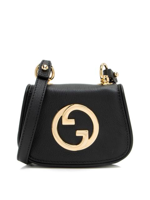 GUCCI Gucci Black Leather Blondie Card Case on Strap (Authentic Pre-Loved)