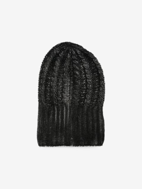 Avant Toi cable-knit ribbed beanie hat