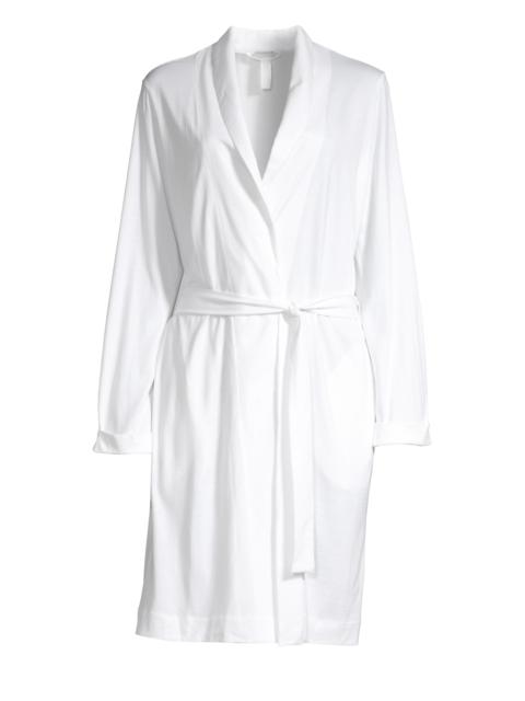 HANRO Women's Cotton Robe - White