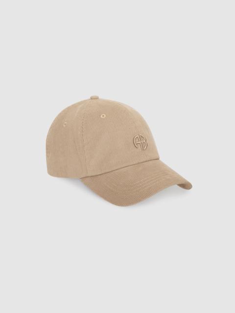 ANINE BING Jeremy Baseball Cap Ab Corduroy - Beige