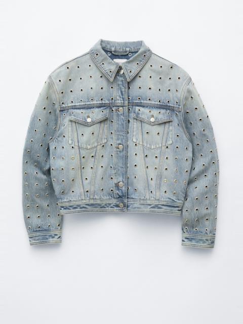 & Other Stories Eyelet Denim Jacket