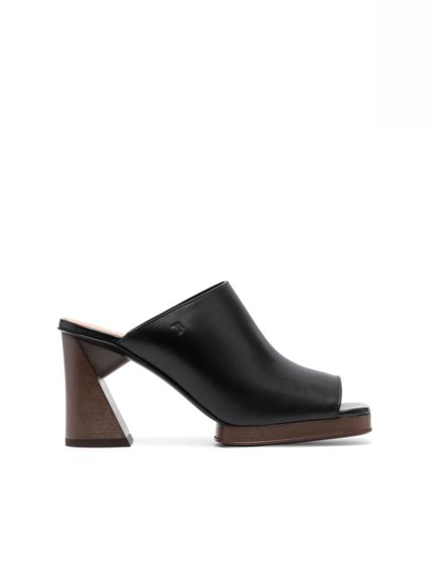 Tod's Platform 95mm leather mules
