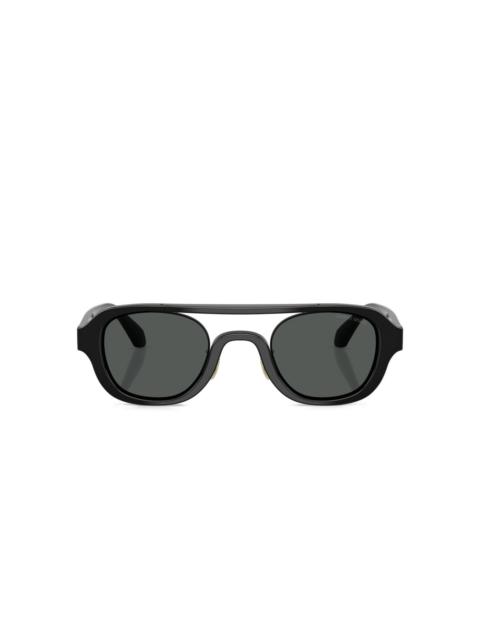 GIORGIO ARMANI round-frame sunglasses
