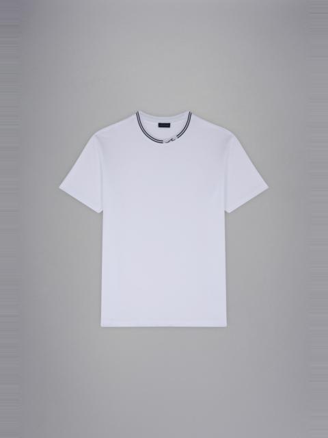 COTTON T-SHIRT WITH CONTRASTING DETAIL