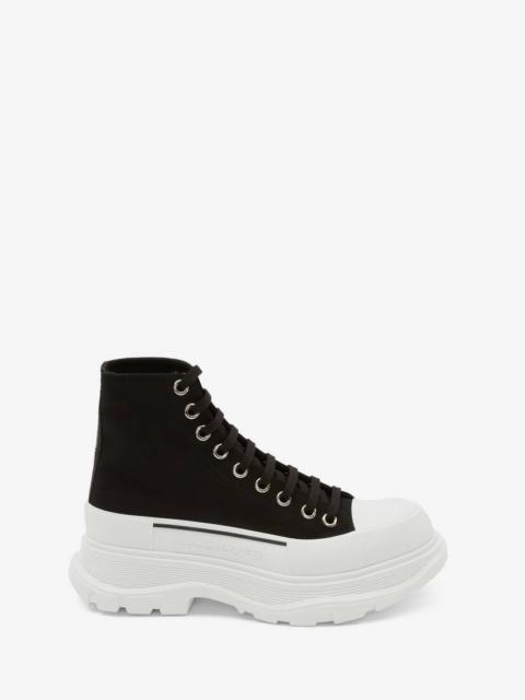 Alexander McQueen Men's Tread Slick Boot in Black/white