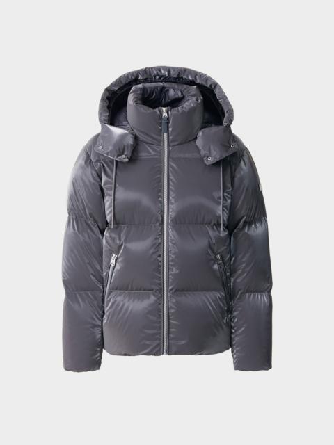 MACKAGE KENT-GLO High-Gloss Hooded Down Jacket