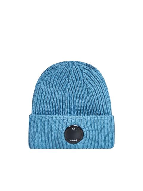 C.P. Company lens-detail ribbed beanie hat