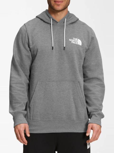 NSE Box Logo Graphic Hoodie in Medium Grey Heather/Tnf Black