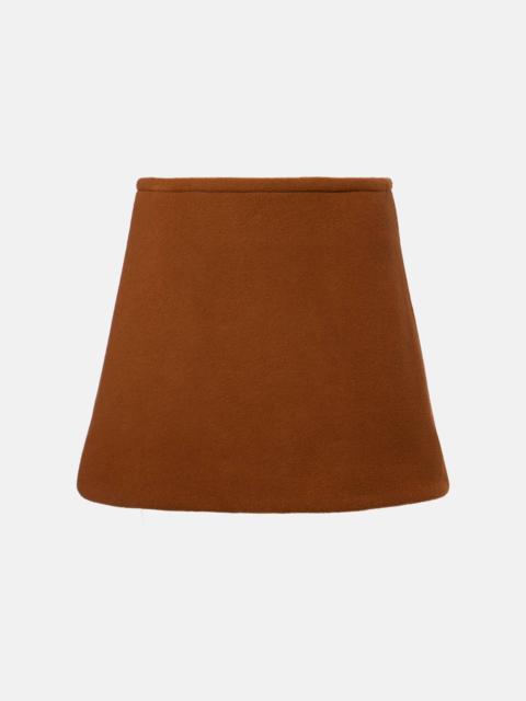 PATOU Wool-blend miniskirt