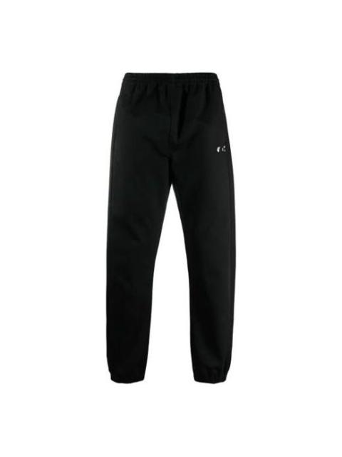 Off-White Off-White SS21 Logo Casual Long Pants Black OMCA164S21FAB0011010