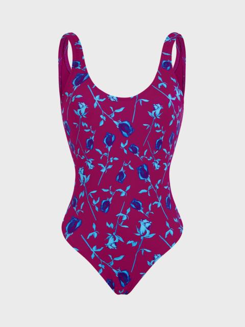 Vilebrequin WOMEN LOW-BACK SWIMSUIT ONE-PIECE ROSES
