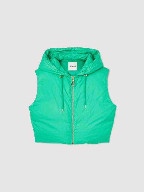 Sandro Sleeveless puffer jacket