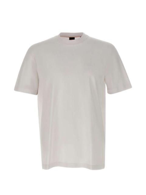 BOSS logo-embroidered T-shirt
