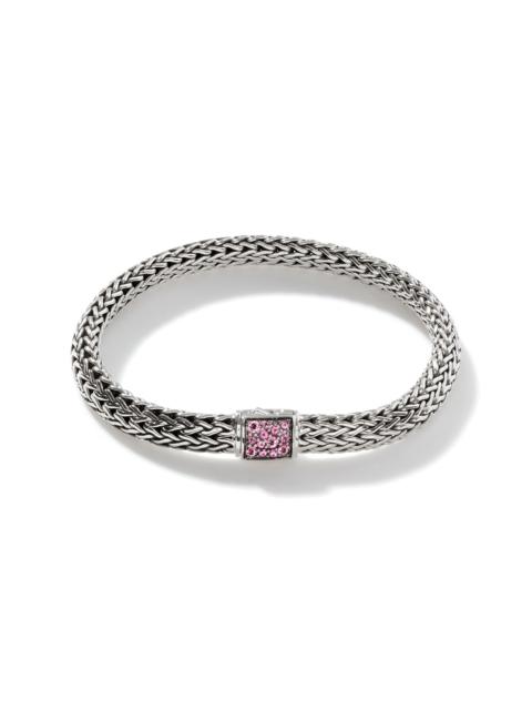 JOHN HARDY Icon Bracelet, Sterling Silver, Reversible Gemstones, 6.5MM