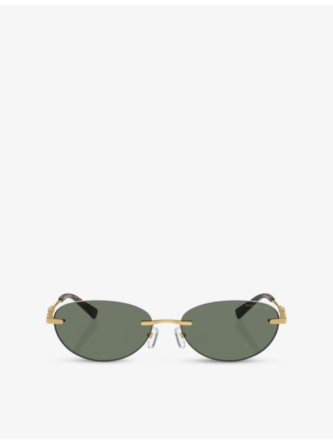 MICHAEL KORS MK1151 Manchester Rimless Metal Sunglasses