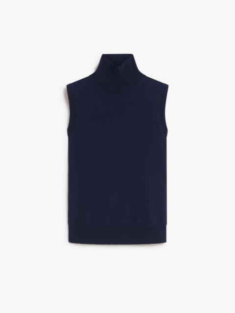 Sportmax ARDENZA Sleeveless mock polo-neck sweater