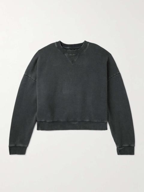 Enzyme-Washed Cotton-Jersey Sweatshirt