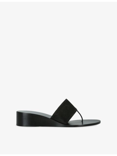 JUDE Snug Suede Wedge Sandals