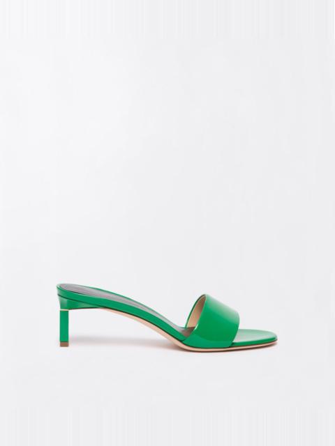 TOM FORD PATENT LEATHER T MULE