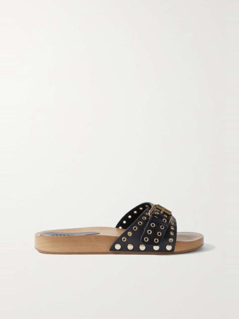 Isabel Marant Jaso embellished leather slides