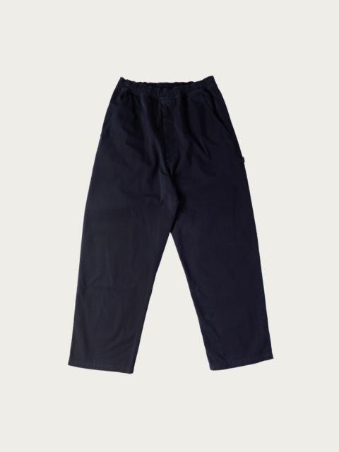 MM6 Maison Margiela Overdyed Gabardine Wide-Leg Trousers - Blue