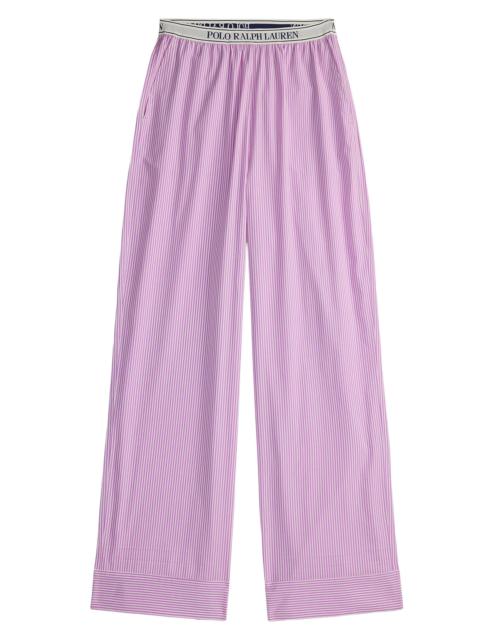 Polo Ralph Lauren Women's Shirting Stripes Striped Cotton Pants - Violet Meadow