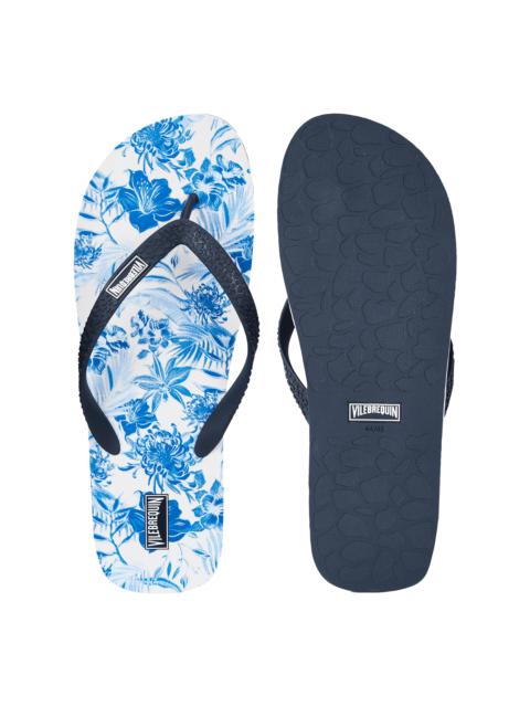 Vilebrequin Men Flip flop Tahiti Flowers