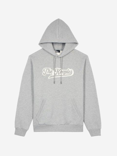 The Kooples HOODED SWEATSHIRT WITH GREY PATCH