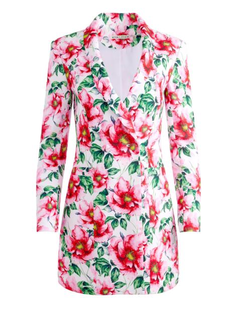 Alice + Olivia LATOYA STRONG SHOULDER BLAZER MINI DRESS