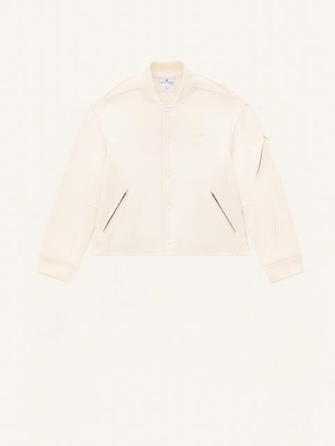 courrèges BASEBALL TEDDY JACKET