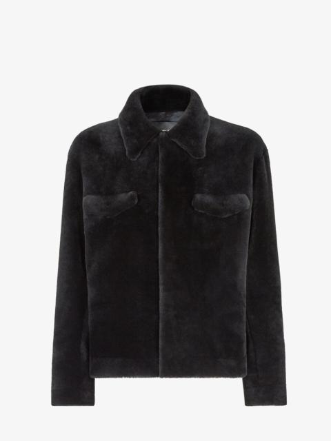 FENDI Jacket in black shearling