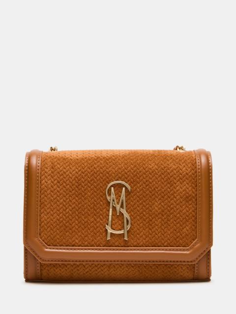 STEVE MADDEN LARISA WOVEN BAG TOBACCO