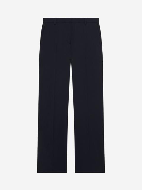 The Kooples STRAIGHT NAVY WOOL PANTS