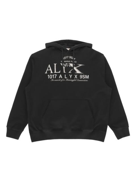 1017 ALYX 9SM PRINTED LOGO TREATED HOODIE