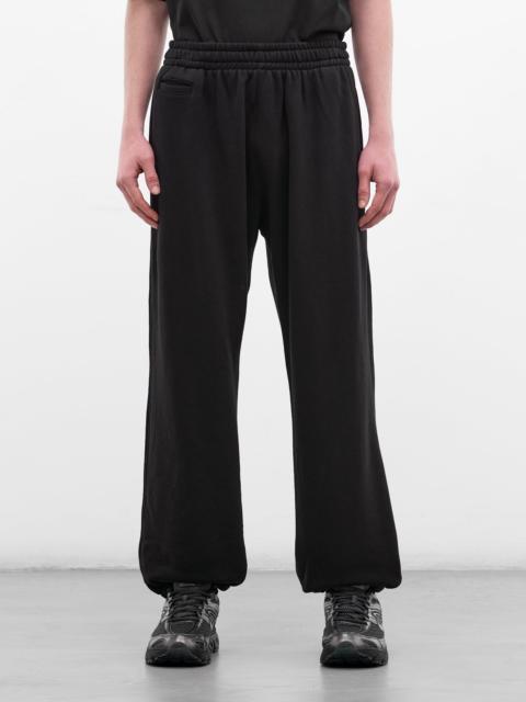 ssstein Black Cotton-Cashmere Joggers