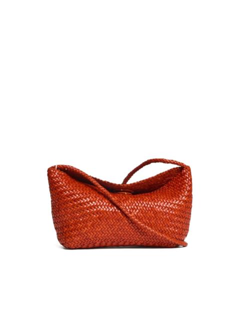 DRAGON DIFFUSION diagonal-pattern foldover shoulder bag