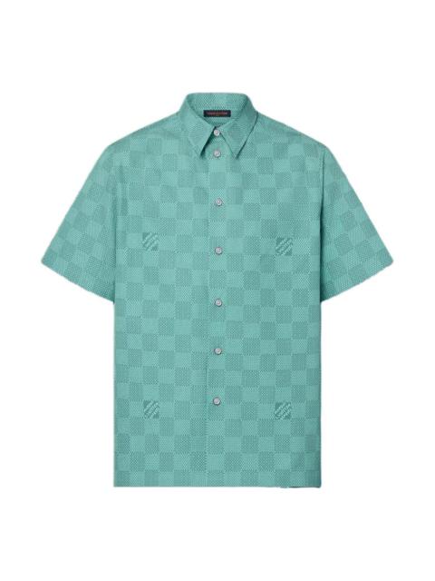 Louis Vuitton LOUIS VUITTON Printed Cotton Shirt 'Teal' 1AFQXX