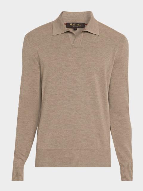 Loro Piana Men's Empire Wish Buttonless Polo Shirt