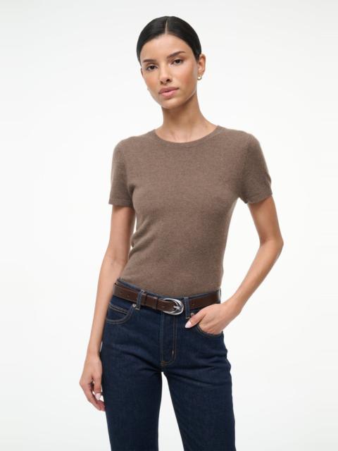 STAUD STAUD EASY CASHMERE TEE TRUFFLE