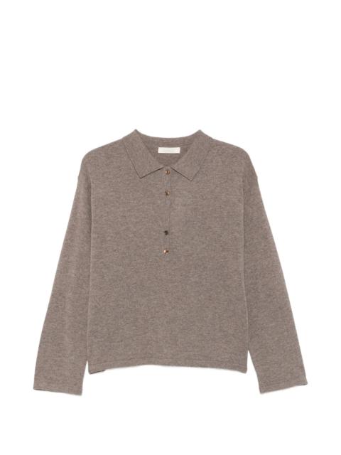 ELEH Eleh Button-up Collar Sweater