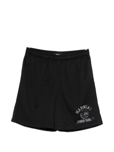 NAHMIAS logo-print drawstring shorts